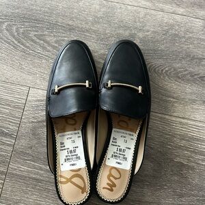 Sam Edelman Black Leather Loafers